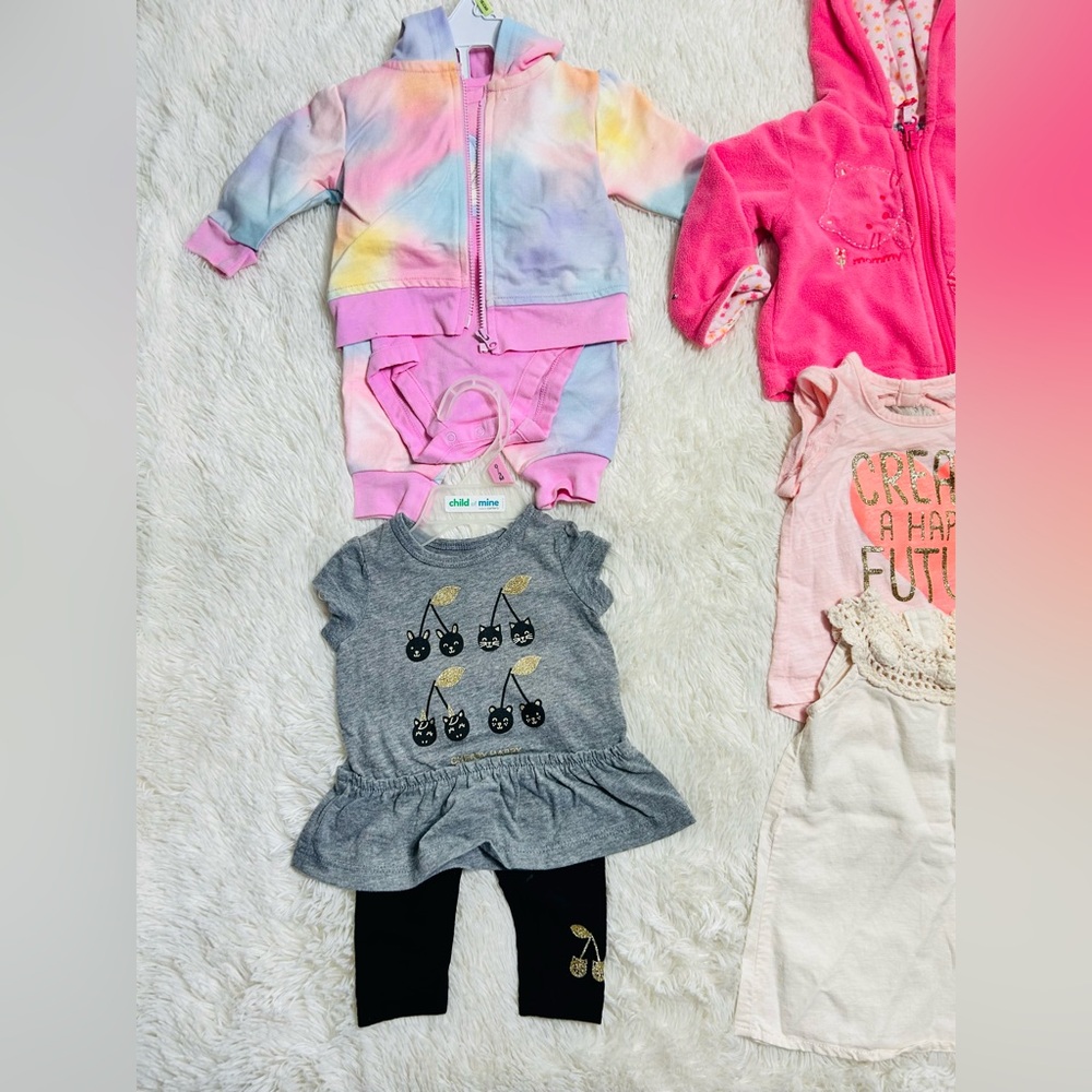 Baby girls assorted clothing lot size 0-3 months - Picture 2 of 8